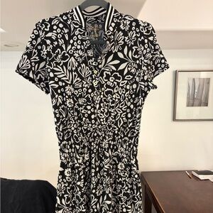 Lilly Pulitzer Luxletic Black and White Dress
